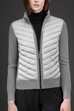 Chamarras Canada Goose Mujer Outlet - HyBridge Prendas De Punto Plateados BM0847162